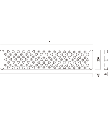 鋼製足場板40×250／KT-40